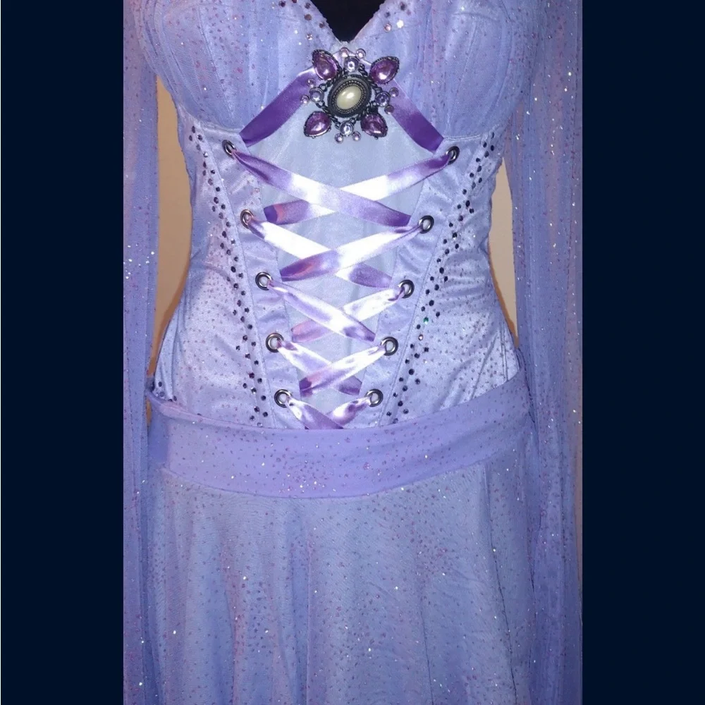 Chic Lavender Off-Shoulder Mini Dress - Picture 7 of 11